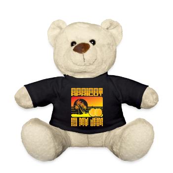 Abricots, fruits, fruits, fruits - Nounours - noir - Devant