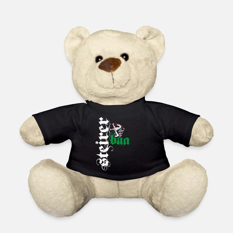 Steirerbua Steiermark Steirer Bua Bekleidung - Teddy - Schwarz