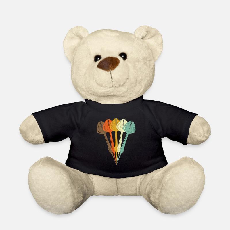 Dart Retro Style - Teddy - Schwarz