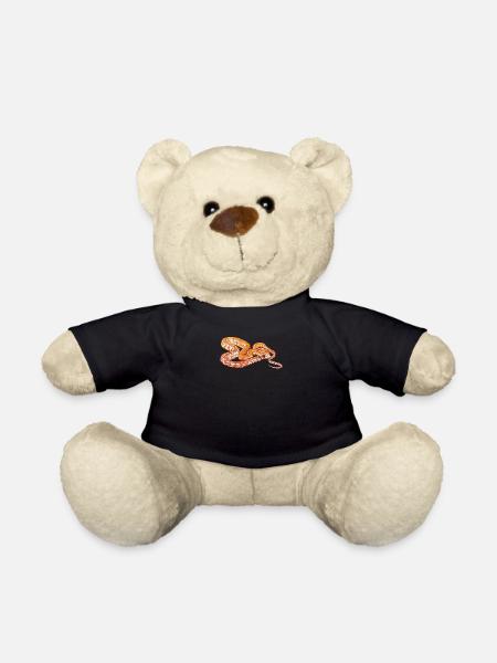 Kornnatter I Natter Terrarium Motiv für Schlangen - Teddy - Schwarz