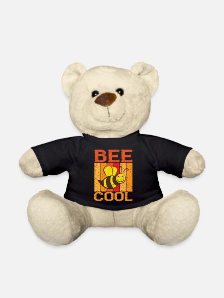 Bleib sei cool Bee Cool Biene Bienen Imker - Teddy - Schwarz