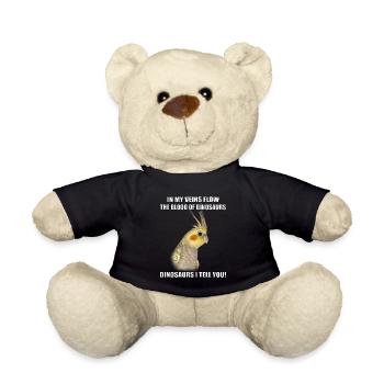 COCKATIEL Birds Lustige Nymphensittiche - Teddy - Schwarz - Vorne