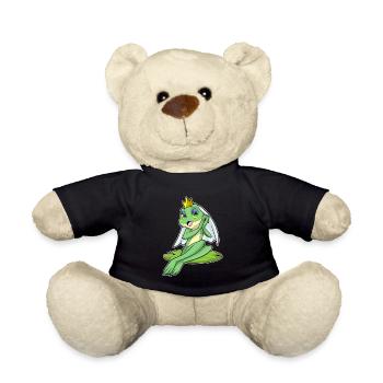Frosch Braut Schleier Hochzeit - Teddy - Schwarz - Vorne