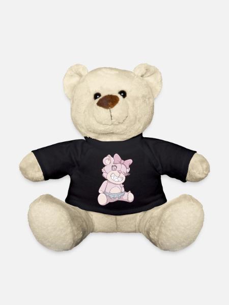 Pastell Gothic Bär - Teddy - Schwarz