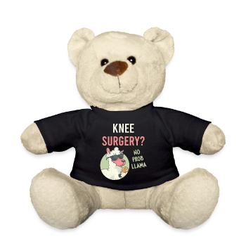 Funny knee surgery? No Prob Llama Reconstructive Medi - Teddy Bear - black - Front