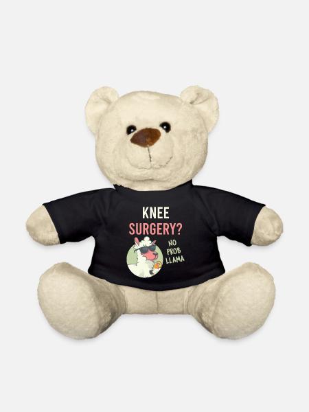Lustige Knie-OP? No Prob Llama Reconstructive Medi - Teddy - Schwarz