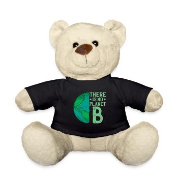There is no Planet B - Teddy Bear - black - Front
