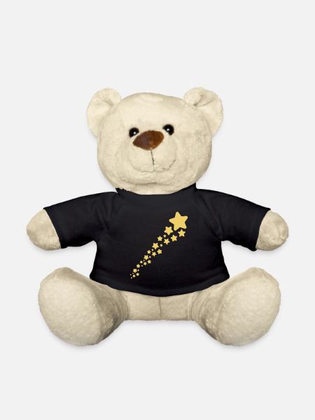 Sternschnuppe - Teddy - Schwarz