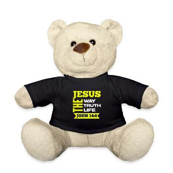 Jésus, Jésus, Jésus chrétien chrétien chrétien chrétien - Nounours - noir - Devant