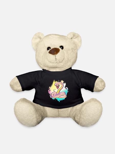 Schlange - Teddy - Schwarz