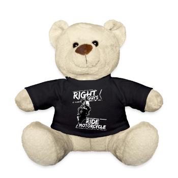 Motorcycle Lifestyle / Moto / moto biker - Nounours - noir - Devant
