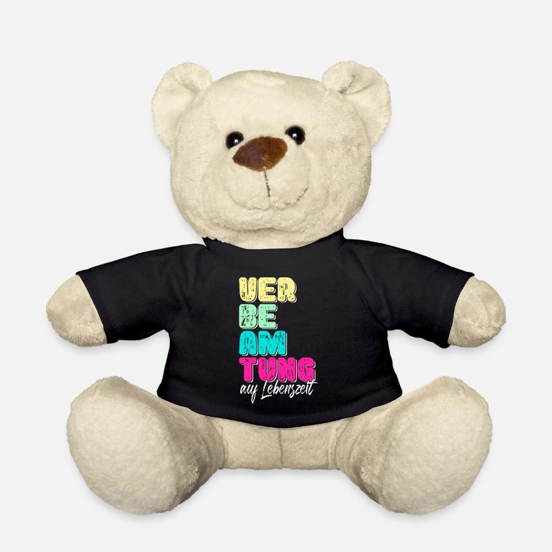 Verbeamtung Auf Lebenszeit Beamtin 4 Life Beamte - Teddy - Schwarz
