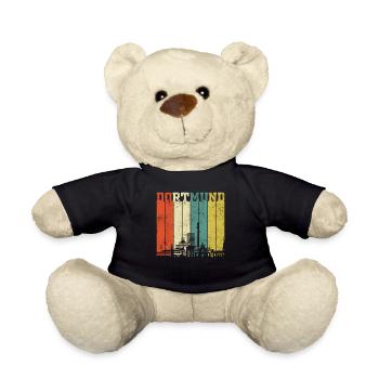 Dortmund Vintage Retro Style - Teddy - Schwarz - Vorne