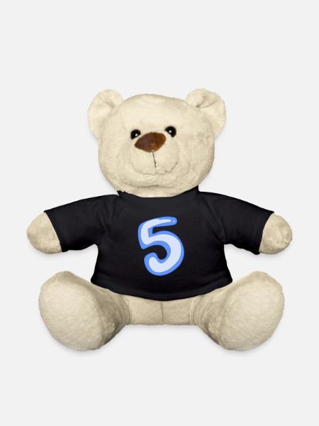 5 Bleu - Nounours - noir