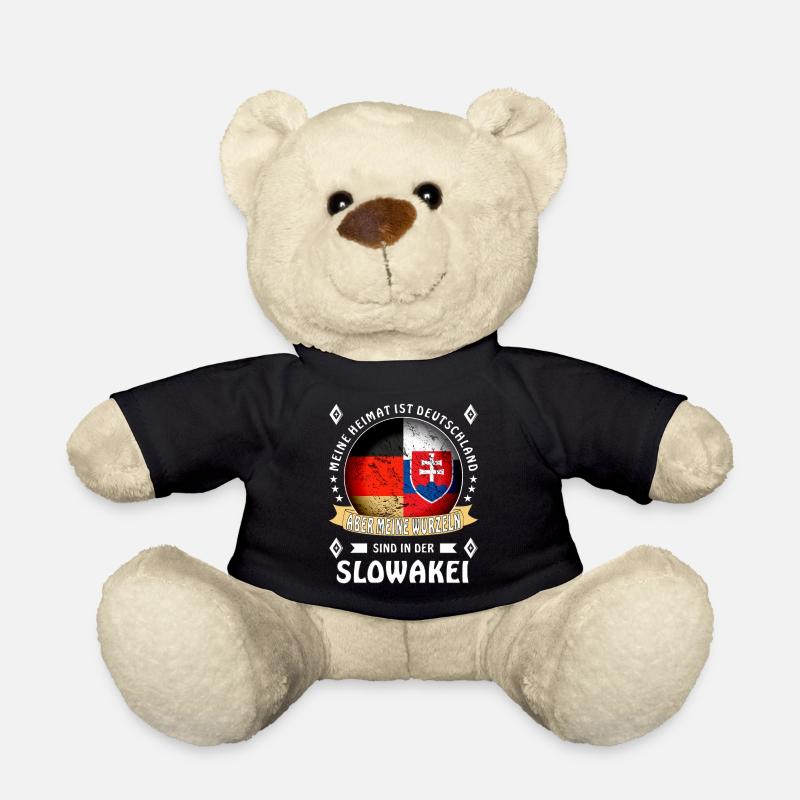 Heimat Deutschland Wurzeln - Teddy - Schwarz