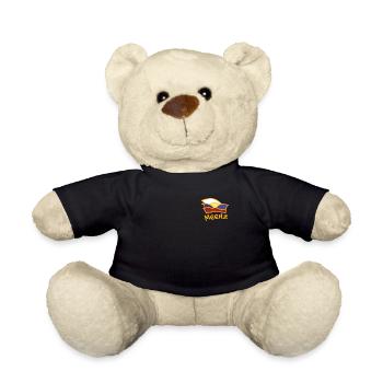 Meenzer Narrenkapp Motiv für Mainzer - Teddy - Schwarz - Vorne