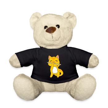 Flute - Teddy Bear - black - Front