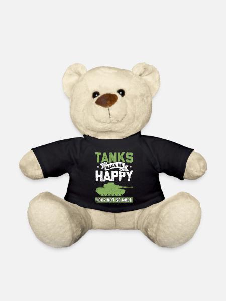 Panzer - Teddy - Schwarz