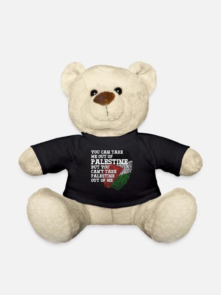 Palestine Flag Pride Palestine - Teddy Bear - black