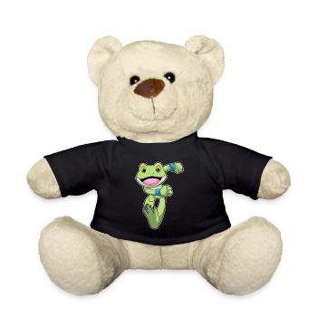 Frosch Jogger Joggen Sport - Teddy - Schwarz - Vorne