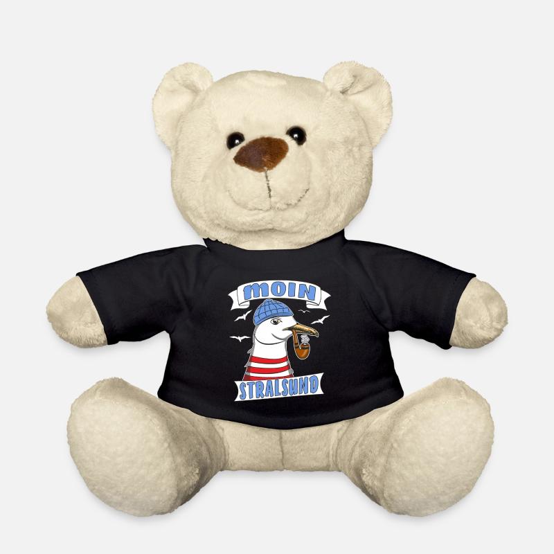 MÖWE MOIN STRALSUND - Teddy - Schwarz