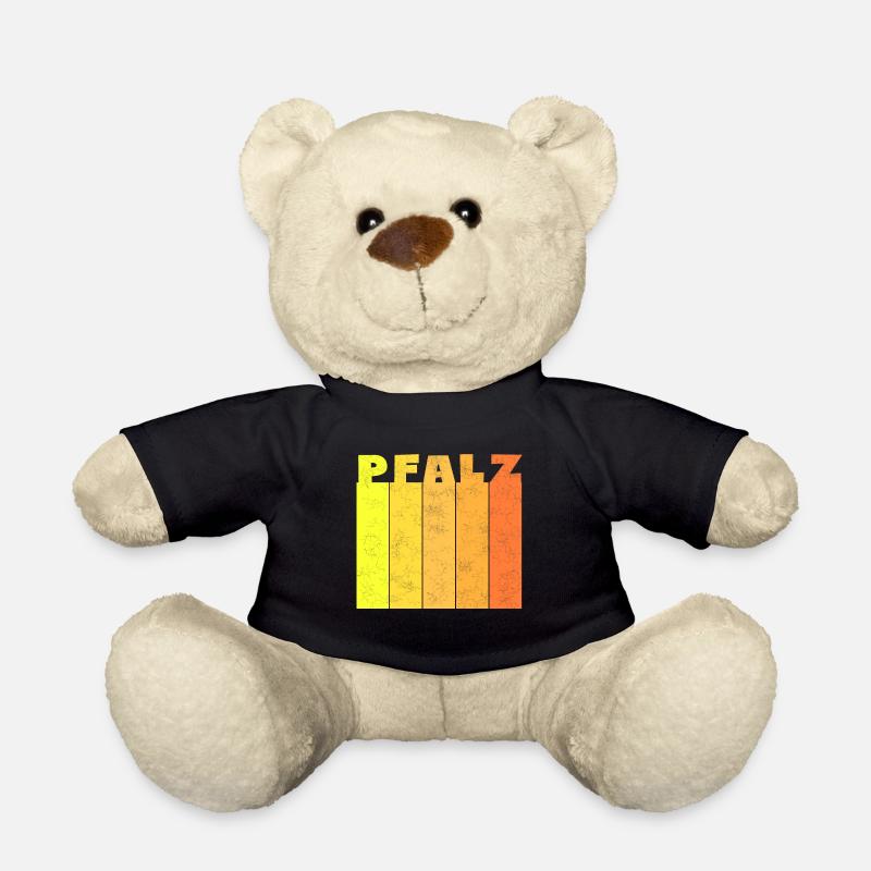 Pfalz Eifel Pfälzer vintage Geschenk - Teddy - Schwarz