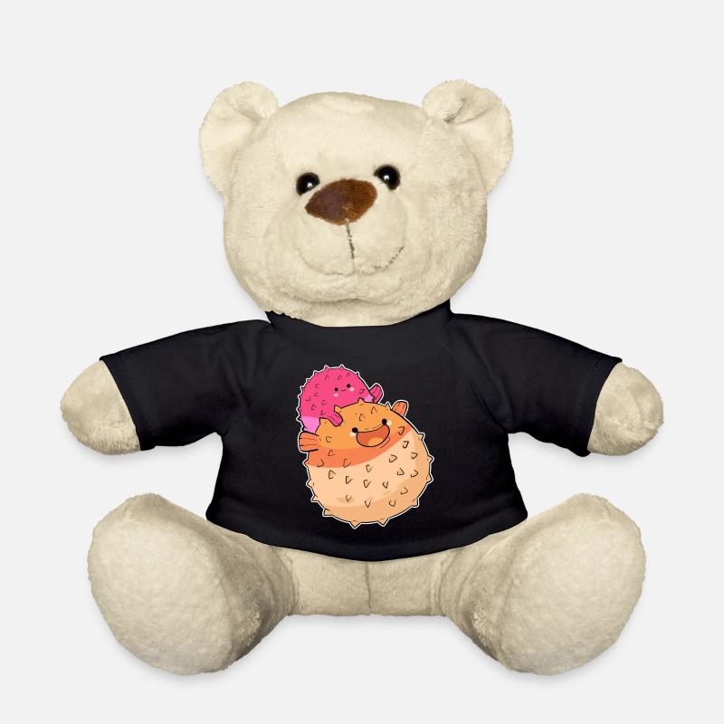 Kugelfisch - Teddy - Schwarz