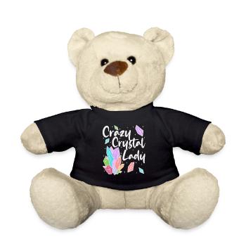 Crystal Healing Geology Geologists Gems Minerals - Teddy Bear - black - Front