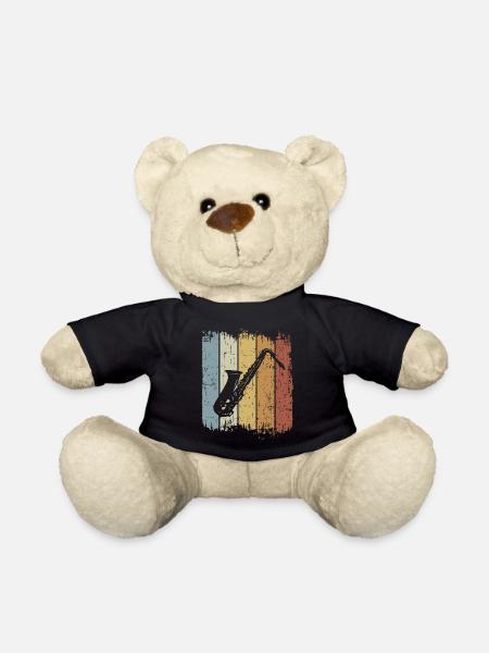 Retro Saxophon - Teddy - Schwarz
