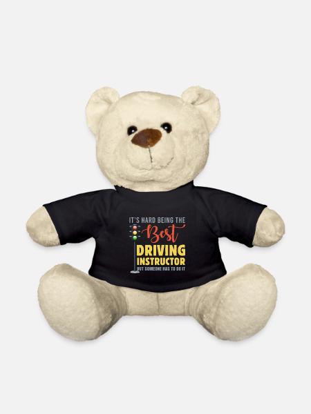Führerschein Fahrzeuge Fahrlehrer Beruf - Teddy - Schwarz