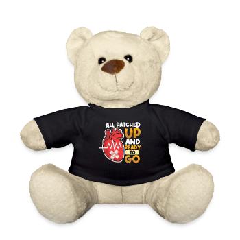 Chirurgie cardiaque ouverte Chirurgie cardiaque Infarctus - Nounours - noir - Devant