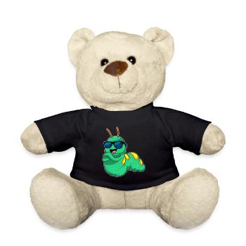 Raupe Sonnenbrille - Teddy - Schwarz - Vorne