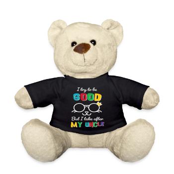 I Try To Be Good But I Take After My Uncle T Shirt - Nounours - noir - Devant