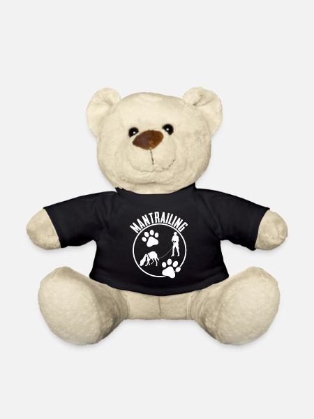 Mantrailing Search Dog Tracking Dog - Teddy Bear - black