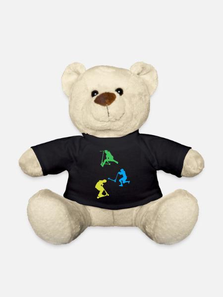 Scooter Fahrer Freestyle Scooter Stuntscooter - Teddy - Schwarz