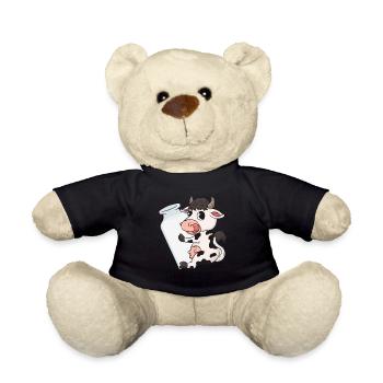Cow Milk - Teddy Bear - black - Front
