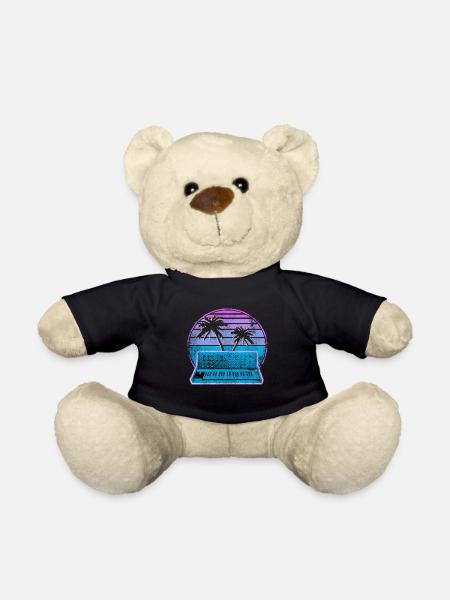 Synthétiseur analogique Synthwave Vintage Retrowave - Nounours - noir