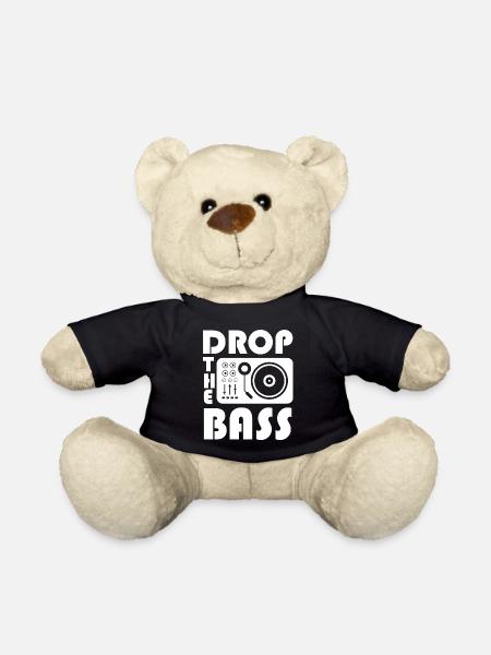 Drop the Bass Drum and Basse musique DJ - Nounours - noir