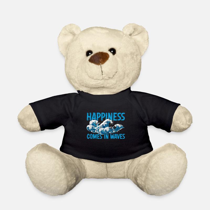 Kite Kiteboarding Kitesurfer Geschenk - Teddy - Schwarz