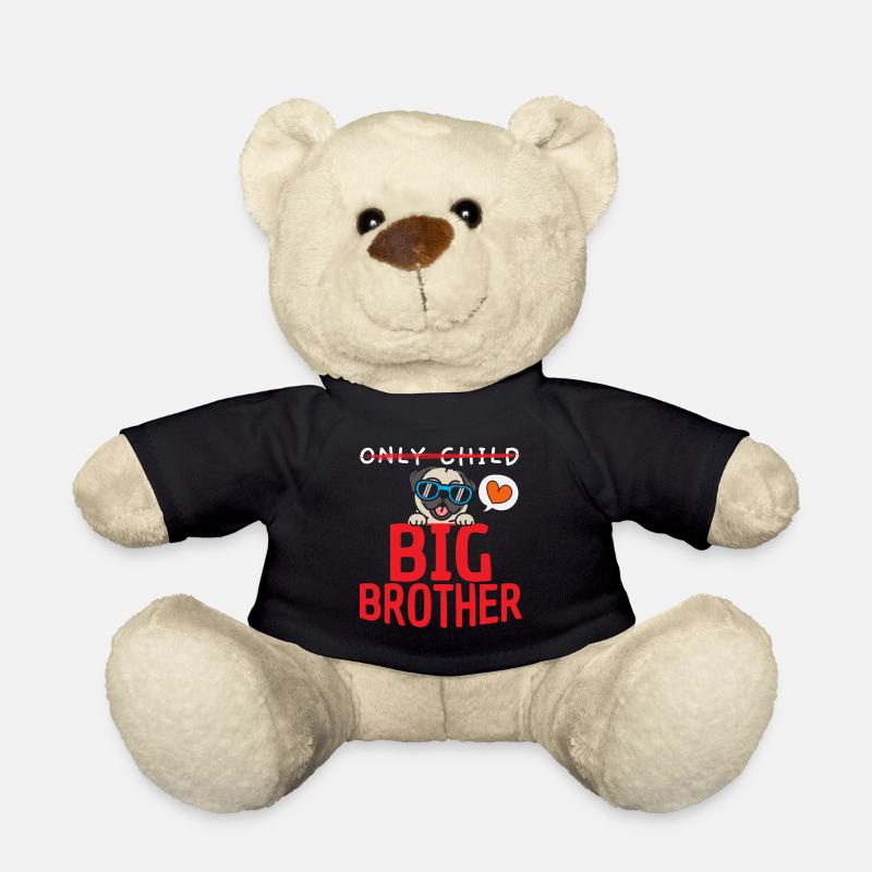 Kein Einzelkind Großer Bruder - Teddy - Schwarz