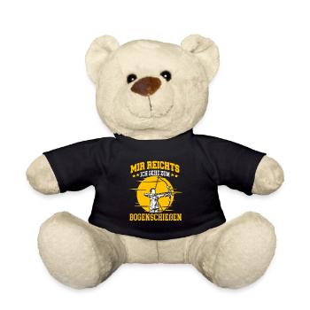 Mir Reichts Ich gehe zum Bogenschießen Bogensport - Teddy - Schwarz - Vorne