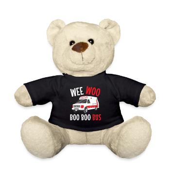 Sanitäter Wee Woo Bus Rettungsdienst - Teddy - Schwarz - Vorne