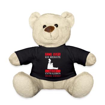 Junggesellenabschied JGA Game Over - Teddy - Schwarz - Vorne