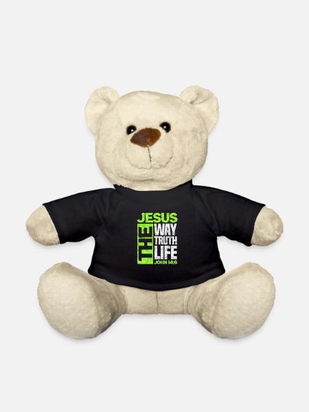 Jesus - Teddy - Schwarz