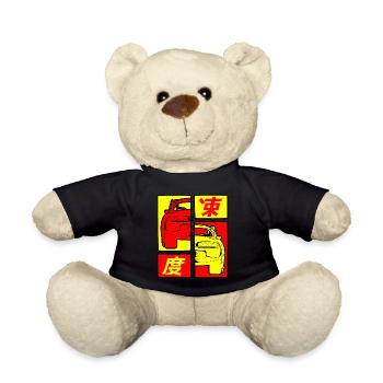 Comic Strips japan jdm legend - supra - Teddy Bear - black - Front