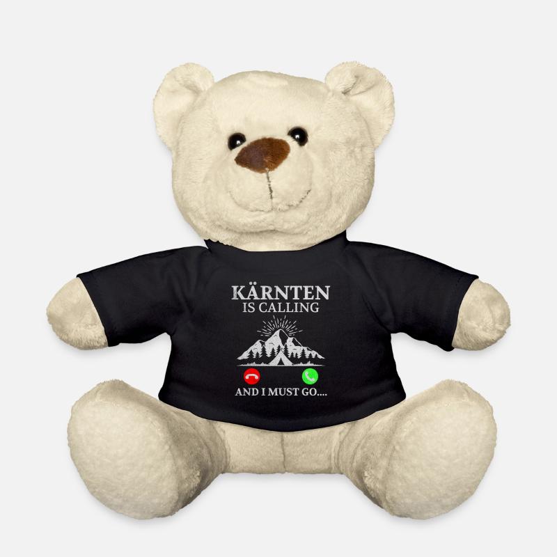 Kärnten ruft Österreich Alpen Berge - Teddy - Schwarz