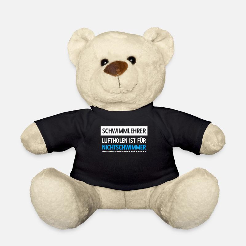 Schwimmlehrer Nichtschwimmer Schwimmen - Teddy - Schwarz