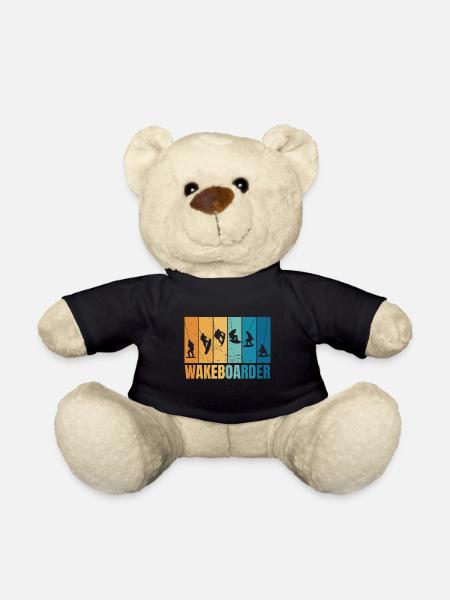 Wakeboarding Wassersport Wakeboarder Wasserski - Teddy - Schwarz