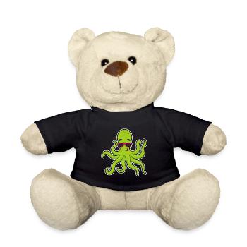 Krake Sonnenbrille - Teddy - Schwarz - Vorne