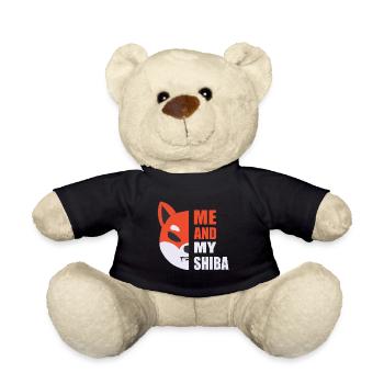 Shiba Inu Coin Me et Mon Shiba - Nounours - noir - Devant